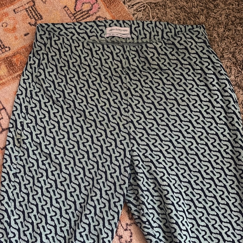 Urban Outfitters funky patterned flare stretchy pants